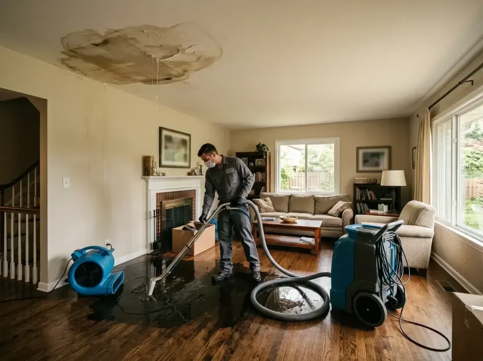 attic-pipe-burst-ceiling-drip-008 — frequently asked questions, Water Damage Restoration & Carpet Care in Odenton, MD
